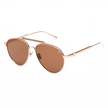 BELSTAFF Damen-Sonnenbrille Staffordmarro Rechteckig - Brauner Acetatrahmen - UV400