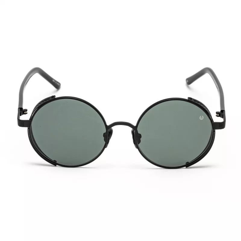 BELSTAFF Women Trophy II Sonnenbrille - Schwarzer Acetatrahmen, graue Gläser, 53 mm