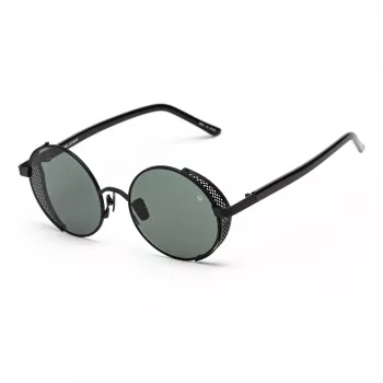BELSTAFF Women Trophy II Sonnenbrille - Schwarzer Acetatrahmen, graue Gläser, 53 mm