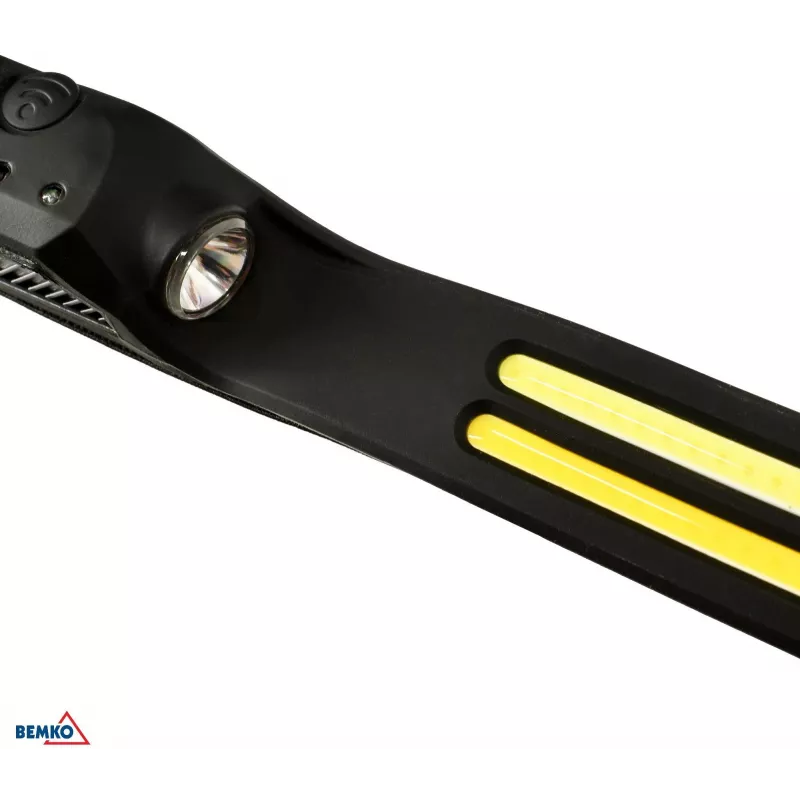 BEMKO C49-LTC01 Wiederaufladbare LED-Stirnlampe, 1200mAh, 100 Lumen, IPX4, 80m Leuchtweite