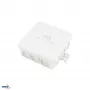 BEMKO E04-PI12-IP55 Aufputz-Abzweigdose 85x85x36,5mm IP55 12-Einführungen Lichtgrau