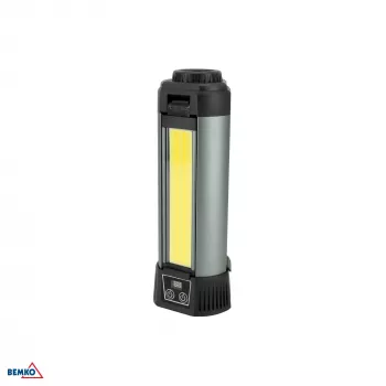 BEMKO Multifunktionale LED-Taschenlampe 6000mAh IP42, 1000 Lumen, USB-C wiederaufladbar