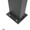 BEMKO SOLVEO Hybrid LED Garten-Pollerleuchte, 7W, 600lm, CCT 3000K/4000K/6500K, 80cm, IP65, Dunkelgrau, PIR-Sensor