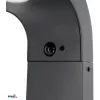 BEMKO SOLVEO Hybrid LED Garten-Pollerleuchte, 7W, 600lm, CCT 3000K/4000K/6500K, 80cm, IP65, Dunkelgrau, PIR-Sensor