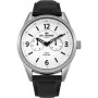 BEN SHERMAN Herren Quarz Analoguhr WB069WB 45 mm schwarzes Zifferblatt schwarzes Lederarmband