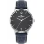 BEN SHERMAN Herrenuhr WB038U 43mm schwarzes Zifferblatt schwarzes Kunstlederarmband