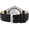 Ben Sherman Herren WB039BB Analog-Quarzuhr 43mm schwarzes Zifferblatt schwarzes Lederarmband