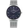Ben Sherman WB034USM Herren Quarz Analoguhr 43 mm Edelstahl blaues Zifferblatt