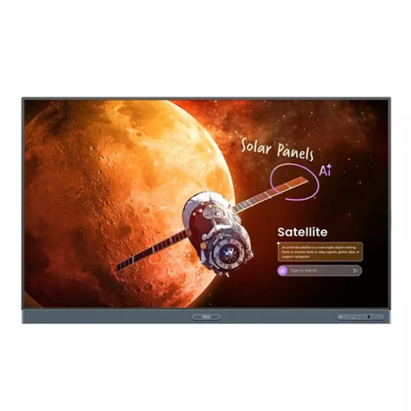 BenQ Board Pro RP8605 86 inch 4K UHD Interaktives Flachdisplay mit Android, 40-Punkt-Touch, 450 cd/m², Wi-Fi 6, 8GB RAM, 64GB Speicher