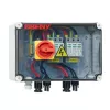 BENY PV DC-Trennschalter-Panel, 2-String-Eingang zu 2-String-Ausgang, IP65 Außengehäuse