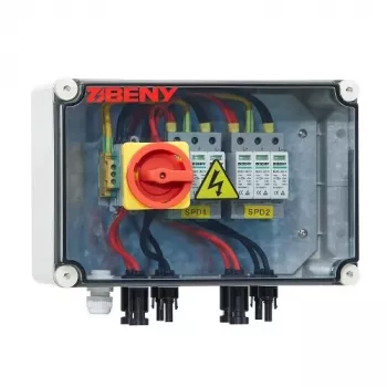 BENY PV DC-Trennschalter-Panel, 2-String-Eingang zu 2-String-Ausgang, IP65 Außengehäuse