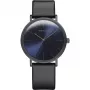 BERING Classic Unisex Quarz-Armbanduhr 36mm Edelstahl Milanaise Blau Zifferblatt 13436-427