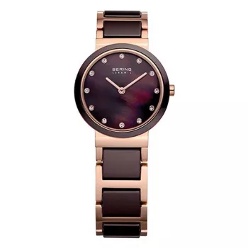 Bering Classic Damenuhr 11422-765 - 22mm Roségold Edelstahl Mesh