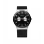BERING Herrenuhr 32139-202 Classic Collection 39mm Quarz Edelstahl Mesh Schwarz Zifferblatt