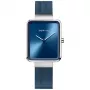 BERING Damenuhr 14528-307 Quarz Uhr 28mm Roségold Edelstahl Blaues Sunray-Zifferblatt