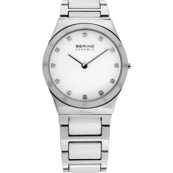 Bering Damen Classic Collection Quarzuhr 32230-764 30mm Roségold-Edelstahl-Mesh-Armband