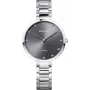 BERING Damenuhr Classic Collection Quarz 34mm blaues Sonnenschliff-Zifferblatt silbernes Milanaise-Armband 11334-772