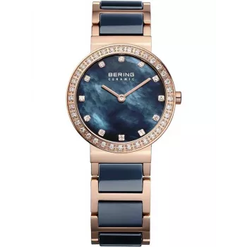 BERING Damen Classic Quarzuhr 10729-767 Silber Edelstahl Mesh 29mm