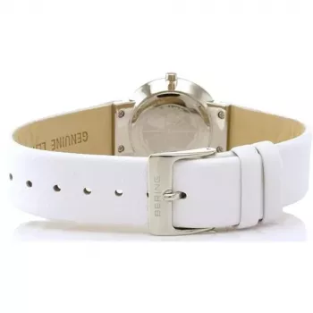 Bering Damen Classic Quarzuhr 10729-854 27mm blaues Zifferblatt Edelstahl Milanaiseband
