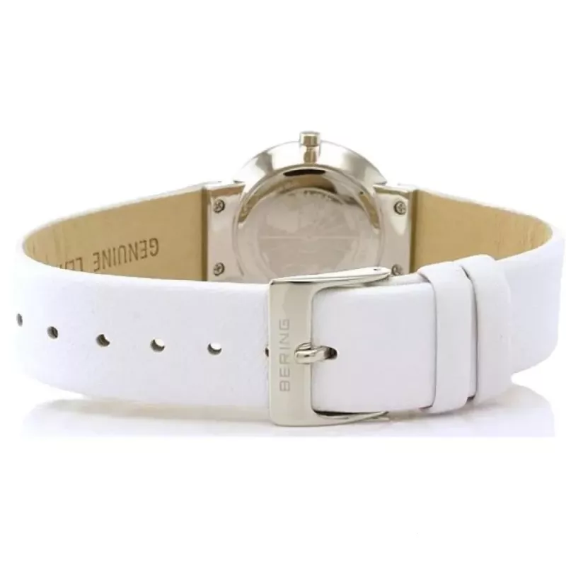 Bering Damen Classic Quarzuhr 10729-854 27mm blaues Zifferblatt Edelstahl Milanaiseband