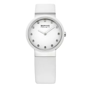 Bering Damen Classic Quarzuhr 10729-854 27mm blaues Zifferblatt Edelstahl Milanaiseband