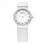 Bering Damen Classic Quarzuhr 10729-854 27mm blaues Zifferblatt Edelstahl Milanaiseband