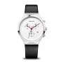 BERING Damen Classic Quarzuhr 14736-404 36mm Silber Edelstahl Blaues Zifferblatt