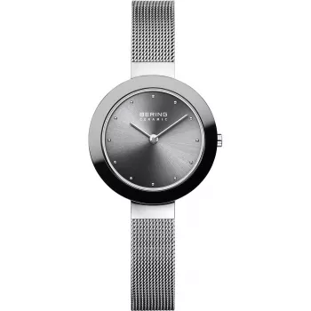 Bering Damen Classic Quarzuhr 29mm Roségold Braun Milanese Mesh