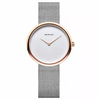 BERING Damen Classic Quarzuhr 33mm Roségold 14333-064