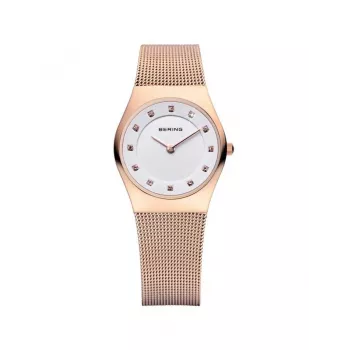 BERING Damenuhr 11927-366-1 27mm Roségold Edelstahl Milanaiseband