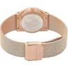 BERING Damenuhr 12430-366 30mm Roségold Edelstahl Braunes Sunray-Zifferblatt