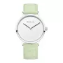 BERING Damenuhr 14937-304 (39 mm) - Blaues Sunray-Zifferblatt, silbernes Milanaise-Armband