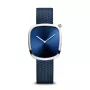 BERING Damenuhr 18034-307 (34 mm) - Roségold & blaues Sunray-Zifferblatt