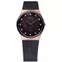 BERING Damenuhr 32230-262 30mm Roségold Edelstahl Braun Sunray Zifferblatt