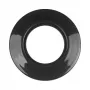 Berker 138165 Porzellanrahmen, 1-fach, Serie 1930, Schwarz (Rosenthal)