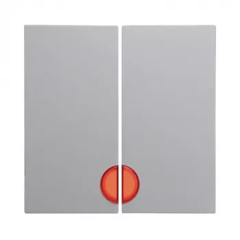 Berker 16278989 Wippe mit roter Linse, Polarweiß