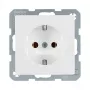 Berker 41436089 Schuko-Steckdose Polar White Velvet