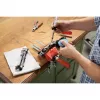 BESSEY S10-ST Mini-Schraubstock S 10 Schraubzwinge, Rot, 100 mm Spannweite, 50 mm Ausladung, mit 2 Tischklemmen