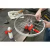 BESSEY S10-ST Mini-Schraubstock S 10 Schraubzwinge, Rot, 100 mm Spannweite, 50 mm Ausladung, mit 2 Tischklemmen