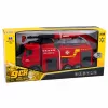 BESTTOYS Feuerwehrfahrzeug mit Kran und Wasserkanone Fernsteuerung RC Huina 1:18