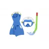Bestway Tauchset Blau Maske, Flossen, Schnorchel 25039