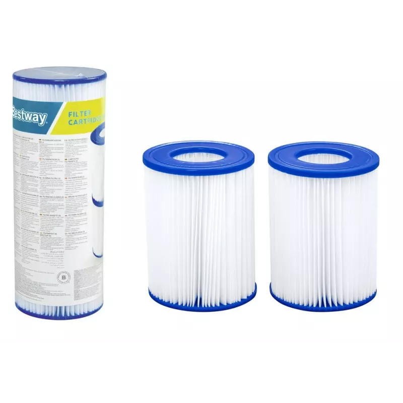 Bestway Flowclear Filter Typ II Ersatzkartusche 2er-Pack für Aufstellbecken 58094
