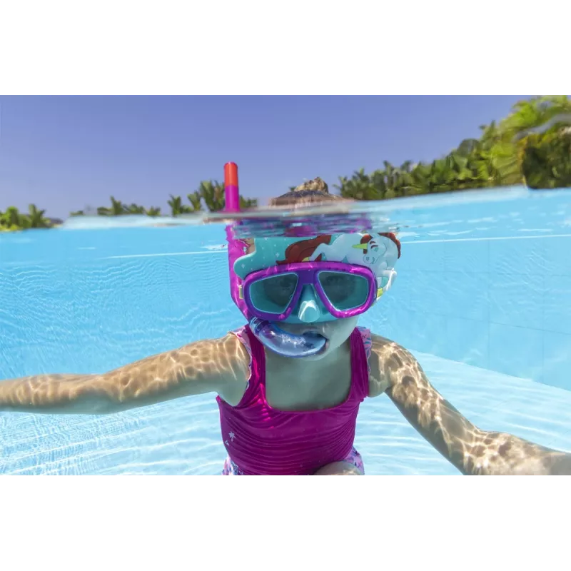 Bestway Hydro-Swim Tauchmaske und Schnorchelset - Pink