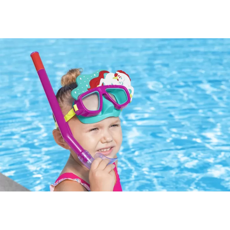 Bestway Hydro-Swim Tauchmaske und Schnorchelset - Pink