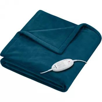 Beurer HD 75 Cosy Ocean Heizdecke 180x130 cm, 6 Temperaturstufen, waschmaschinenfest, Beurer Sicherheitssystem, Abschaltautomatik 40019