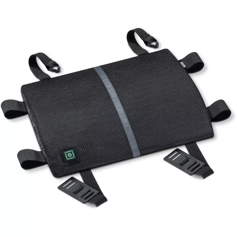Beurer HK 70 Rückenstütze mit Wärme, Heizkissen Grau, 36 x 29 cm