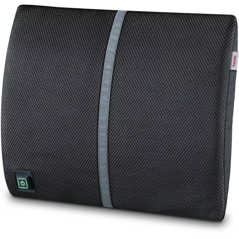 Beurer HK 70 Rückenstütze mit Wärme, Heizkissen Grau, 36 x 29 cm
