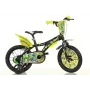 BIKE 16 DINO T-REX Kinderfahrrad 16 Zoll Grün Schwarz Orange