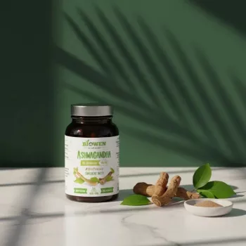BIOWEN Ashwagandha – Nahrungsergänzungsmittel für Menschen – 120 Kapseln