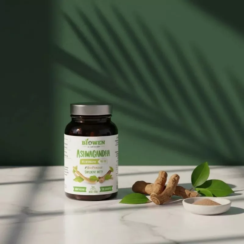 BIOWEN Ashwagandha – Nahrungsergänzungsmittel für Menschen – 120 Kapseln